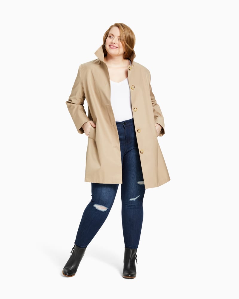 Women blocktech soutien collar coat hotsell